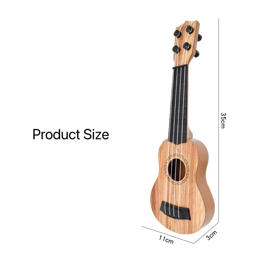 35cm Children Guitar Toy Can Be Used To Play Elementary Instruments With Paddles Simulating Yukrili Music Toys